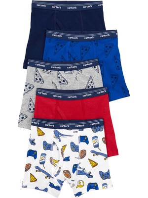 Erkek Çocuk Çocuk Boxer Set 5'li Paket