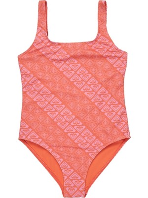 Roxy Heart N Soul One Piece Kız Çocuk Turuncu Mayo