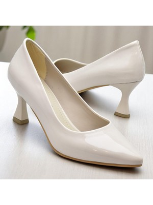 6508 7cm Kadın Topuklu Ayakkabı Stiletto Abiye Düğün Nişan Ayakkabısı