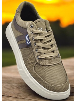 032 Ortopedik Taban Günlük Erkek Keten Spor Ayakkabı Erkek Spor Ayakkabı