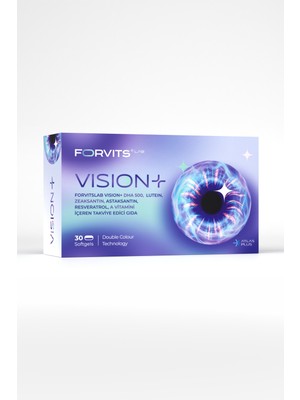Forvits Lab Vision+ 30 Adet Soft Jel Kapsül Türkiye Menşeli Göz Sağlığı İçin Özel Formül