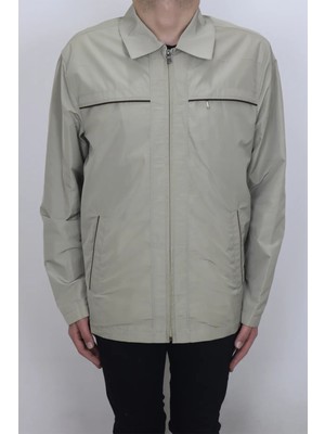 Marco Muratti Fistan Store Erkek Polo Yaka Klasik Kesim Rahat Kalıp Fermuar Kapamalı Yazlık Mont