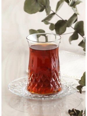 Lav Odin Çay Seti Çay Takımı 24 Parça Çay Bardağı Takımı Tabağı 12 Kişilik