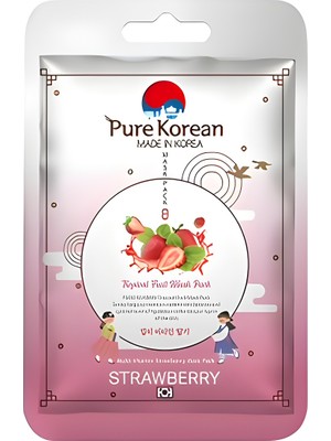Pure Korean Multi-Vitamin Strawberry Mask Pack (27 ml)