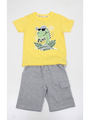 Erkek Çocuk Şortlu Takım Dino BRE-21756