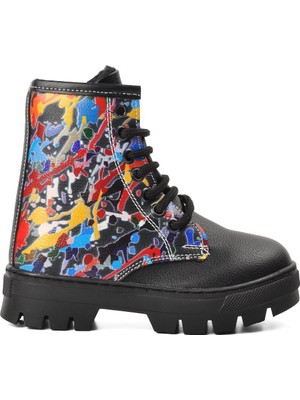 Siyah Unisex Çocuk Bot 2301001 P