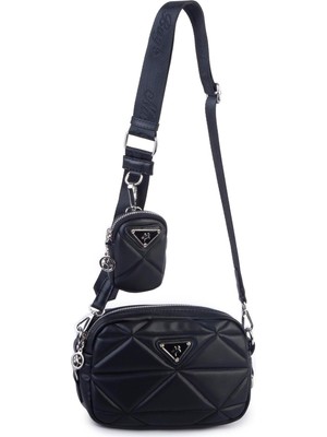 Vera Çanta Nas Bag Kadın Mini Spor Kapitone Mini Cüzdanlı Çapraz Çanta