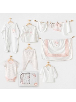 Andywawa AC25551 Newborn Set Pınk Baloons 10'lu Hastane Çıkışı Ekru