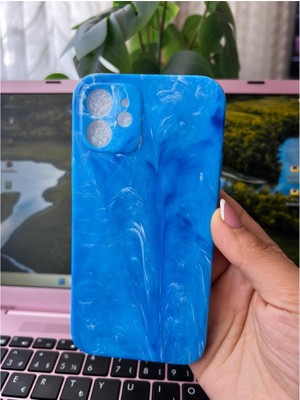 Armorix IPHONE 12 Mermer Desenli Silikon Kılıf