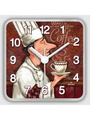 Mıknatıslı Buzdolabı Saatleri, Kare, 10 cm