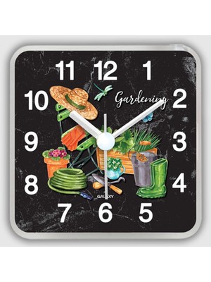 Mıknatıslı Buzdolabı Saatleri, Kare, 10 cm