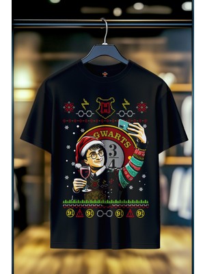 Harry Potter Hogwarts %100 Pamuk Premium Kalite T-Shirt