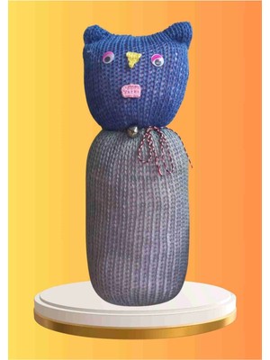 Diji Baby Tıkırık Örgü Yastık Uyku ve Oyun Arkadaşı Cingöz - 35 cm 1 Adet