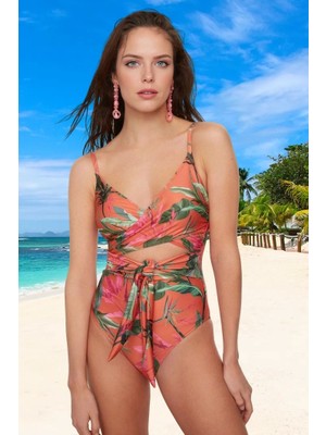 Modern Desenli Mayo Özel Tasarım Premium Kalite Swimsuit Su Sporları Için Esnek Kumaş