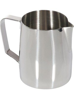 Paslanmaz Çelik Süt Potu - Kahve Potu - Pitcher Sütlük - Süt Köpürtücü - Köpürtme Kabı - 480 ml