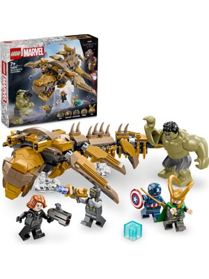 Marvel Ngers, Leviathan A Karşı 76290-7 Yaş ve Üzeri Süper Kahraman Sevenler Için Yaratıcı Oyuncak Yapım Seti (347 Parça)