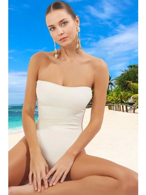 Modern Desenli Mayo Yüzme Mayosu Premium Kalite Plaj ve Havuz Için Swimsuit