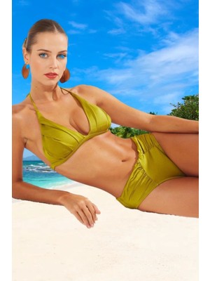Modern Drape Bikini Takımı Uv Korumalı Özel Tasarım Premium Kalite Ergonomik Kesim