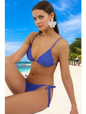 Modern Üçgen Bikini Takımı Plaj ve Havuz Için Premium Kalite Yüksek Konfor Uv Korumalı