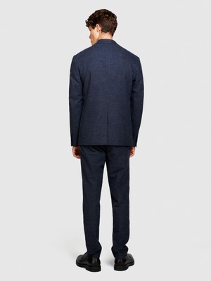 Slim Fit Çizgili Şardonlu Pantolon Erkek Renkli T-Shirt - 323A4PDLSF03C