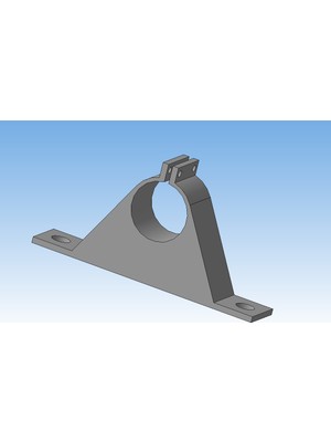 BYR Bir Mobilya Için Braket Ve Kancalar Krom Boru D25 (perde Için Bir Korniş Yapın) (plastik Aparattır)