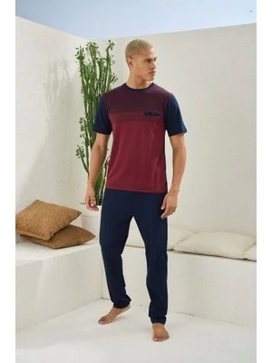 Erkek 2094 Erkek  O Yaka Pijama Takım