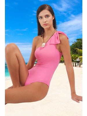 Modern Tek Omuz Mayo Yüzme Mayosu Havuz Kıyafeti Plaj Premium Kalite