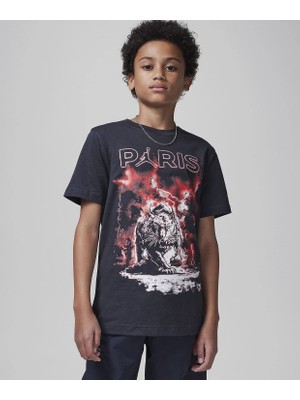 Nıke Jordan Lıghtıng Psg Ss Tee Erkek Çocuk Tişört