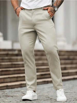 Casual Regular Fit Erkek Chıno Pantolon