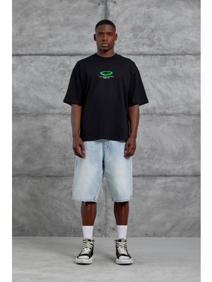 Siyah Dont Regret The Road Oversize Tshirt