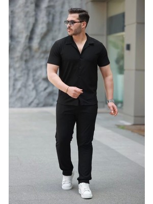 Defy Moda Erkek Ottoman Kumaş Pantolon Gömlek Takım