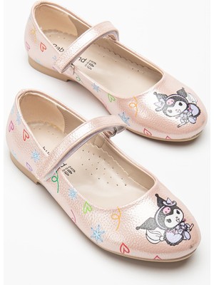 Iç Tabanı Ortopedik Kız Çocuk Kuromi Figürlü Babet