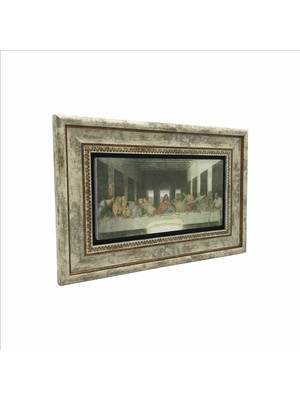 Son Akşam Yemeği (Leonardo Da Vinci, 149’LAR) Baskılı Taş Tablo 20X30