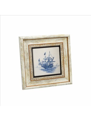 Hollanda Deseni Baskılı Doğaltaş Tablo (20 x 20 Kd-97)