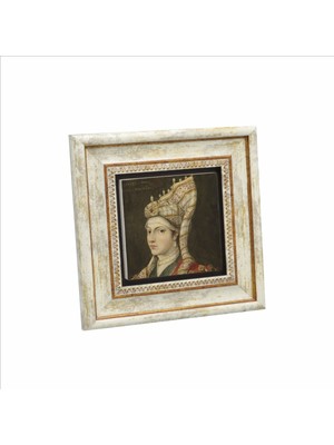 Hürrem Sultan Baskılı Doğaltaş Tablo 20X20 Krt-95