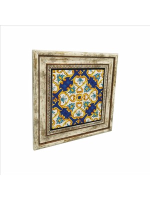Italyan Deseni Baskılı Doğaltaş Tablo (25 x 25 Kd-79)