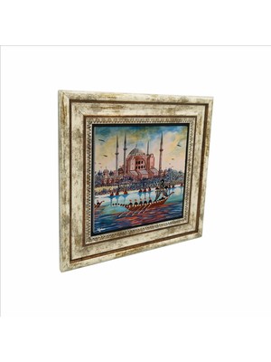 Ayasofya Camii Baskılı Doğaltaş Tablo 25X25 Krt-7