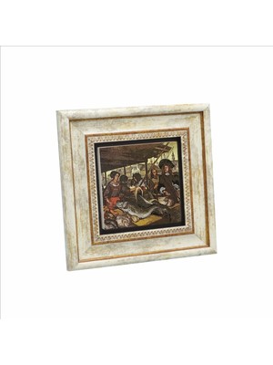 Hollanda Balık Pazarı Baskılı Doğaltaş Tablo 20CMX20CM KRG-041