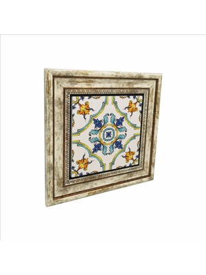 Italyan Deseni Baskılı Doğaltaş Tablo (25 x 25 Kd-82)