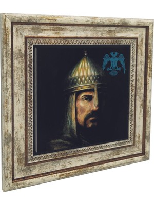 Sultan Alparslan Baskılı Doğaltaş Tablo (25 x 25 KRT-149)