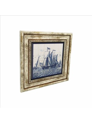 Hollanda Deseni Baskılı Doğaltaş Tablo (25 x 25 Kd-98)