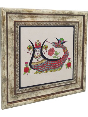 Şahmeran Baskılı Doğaltaş Tablo 25X25 1g-S1