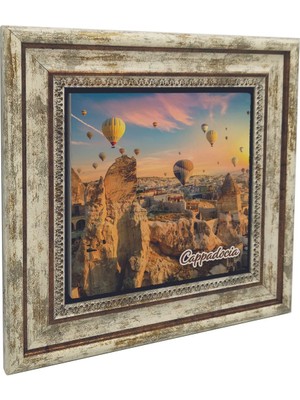 Kapadokya Baskılı Doğaltaş Tablo 25X25 KRT-160