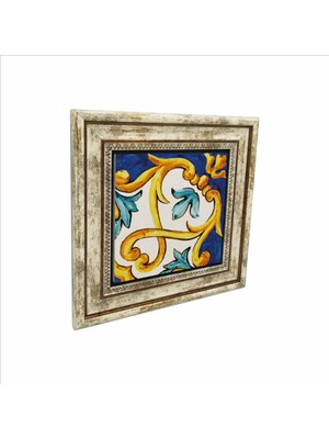 Italyan Deseni Baskılı Doğaltaş Tablo (25 x 25 Kd-88)