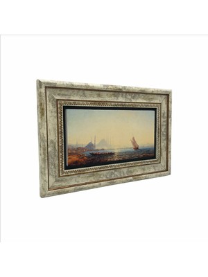 Eski Istanbul Resmi Baskılı Doğaltaş Tablo 20X30 Drt-11