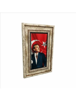 Mustafa Kemal Atatürk Baskılı Doğaltaş Tablo 20CMX30CM DRT-026