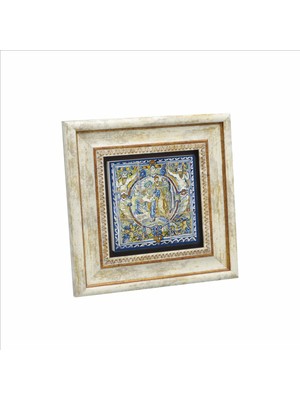 Hollanda Çinisi Baskılı Doğaltaş Tablo (20 x 20 Kd-71)