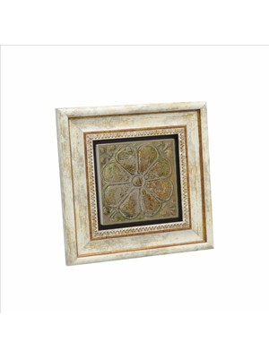 Lotus Çiçeği Tanrıça Anahita'nın Sembolü Baskılı Doğaltaş Tablo (20CMX20CM )(KD-105)