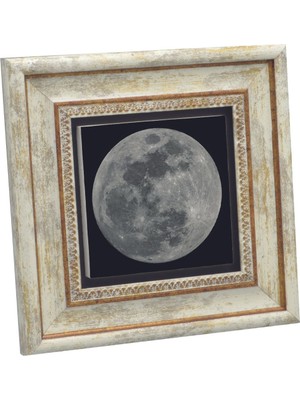 Dolunay Baskılı Doğaltaş Tablo (20 x 20 KRG-175)