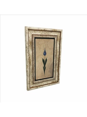 Ebru Baskılı Doğaltaş Tablo 20CMX30CM DRT-044